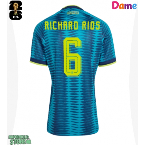 Colombia Richard Rios #6 Replika Udebanetrøje Dame VM 2026 Kortærmet